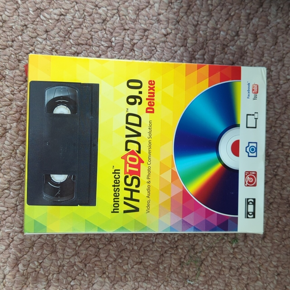 NWOT Honestech VHS TO DVD 9.0 Deluxe